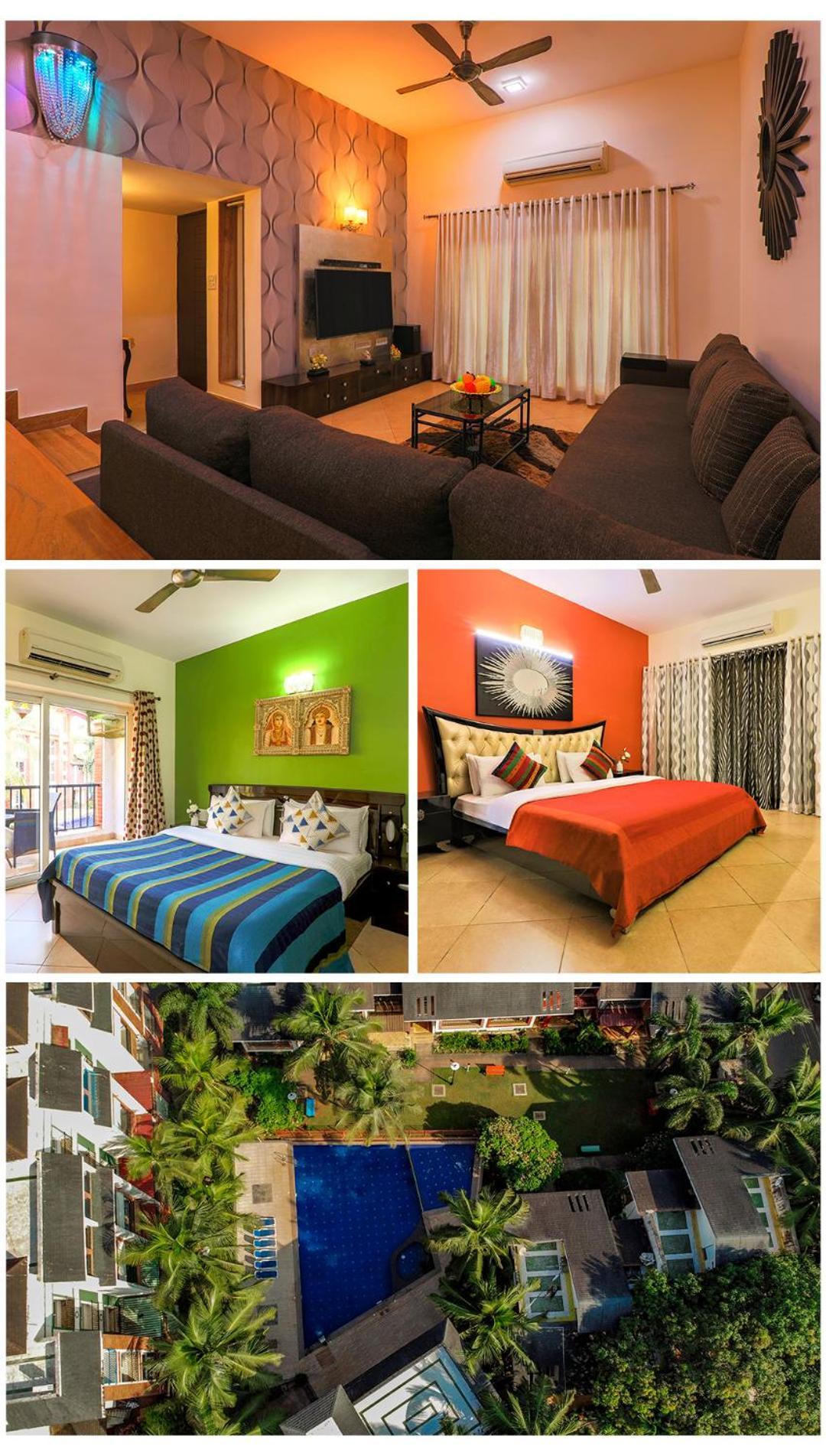 La Goa Villa - 4Bhk, باغا المظهر الخارجي الصورة